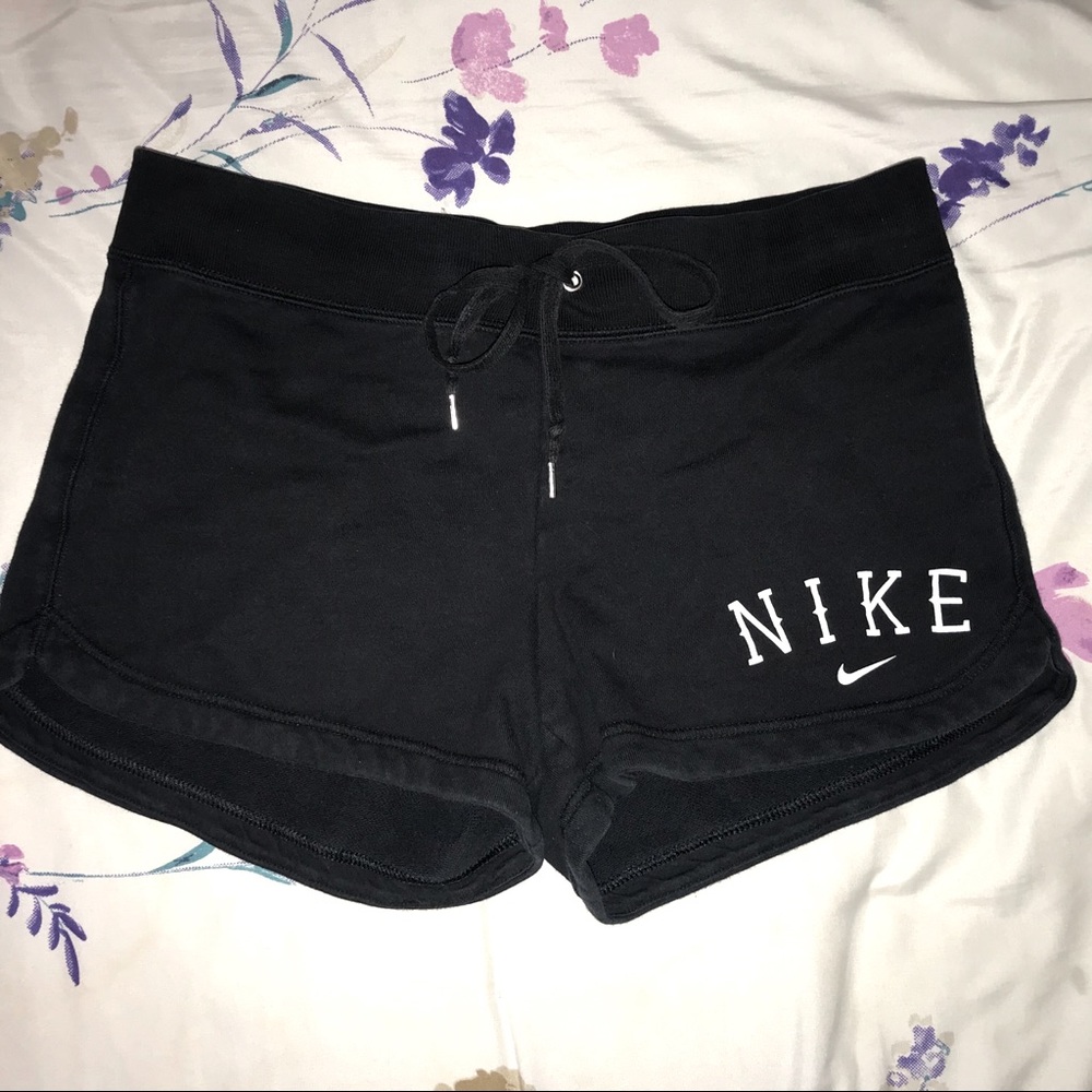 NIKE Terry Lounge Athletic Drawstring Shorts